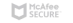 Beveiligd door McAfee